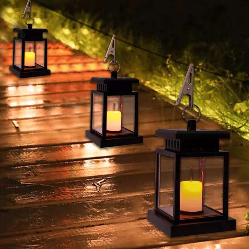 LuminaraSol - Lanterna LED Ecologica a Energia Solare per Esterni e Giardini Decorativi