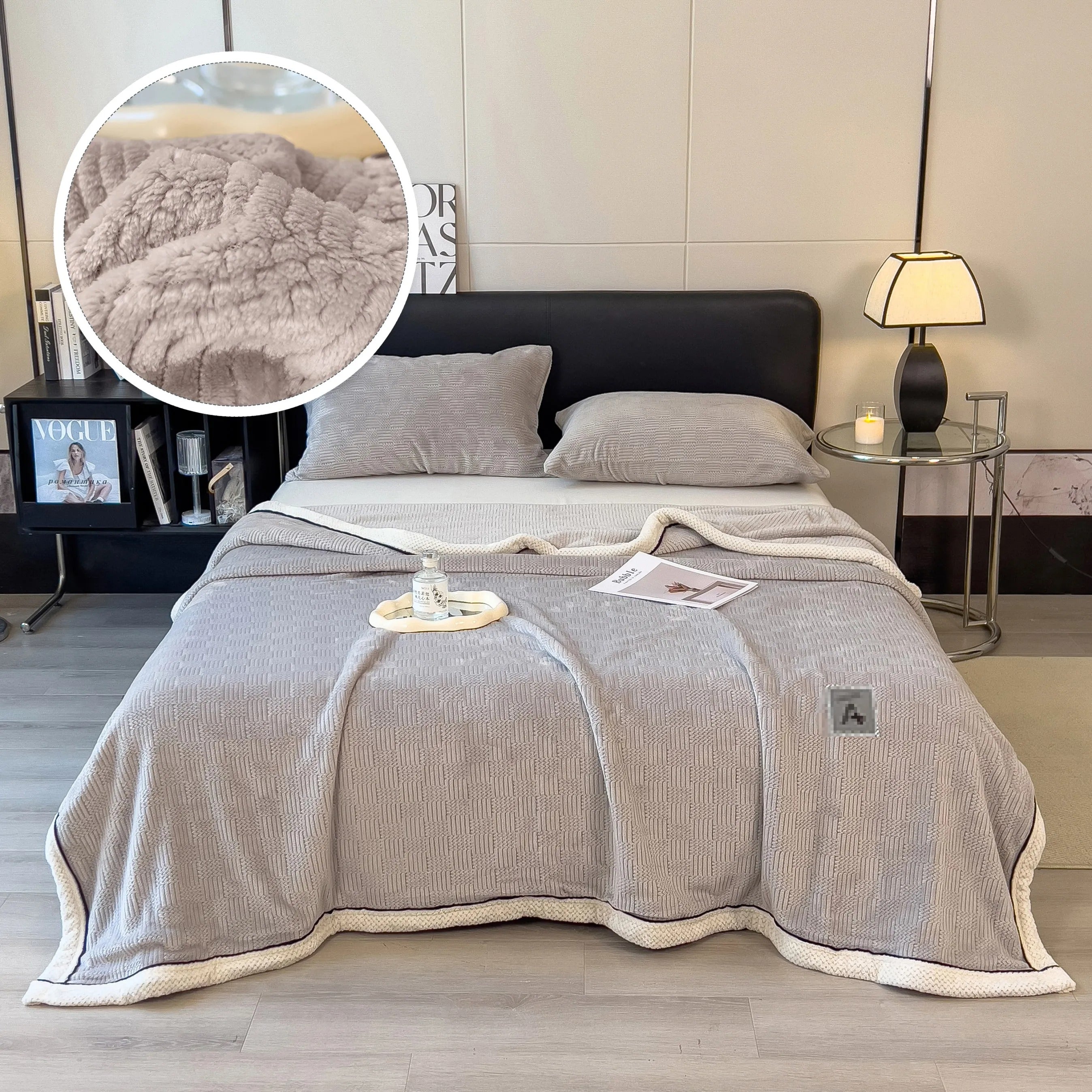 SoftNest Coperte in Flanella di Fleece Corallo per Letti – Morbide e Confortevoli per Uso Domestico