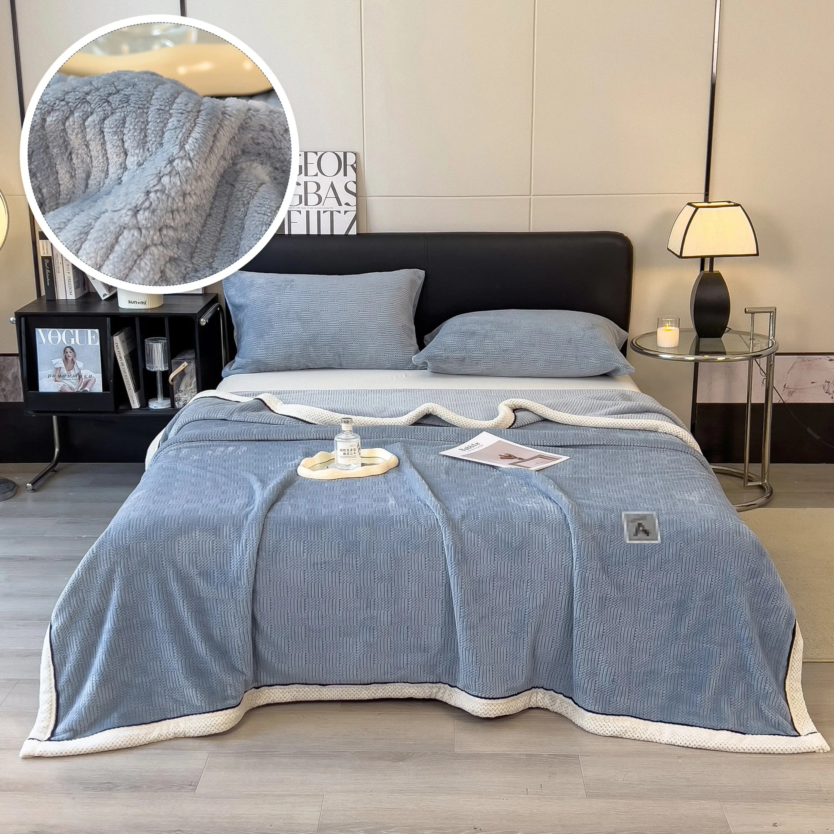 SoftNest Coperte in Flanella di Fleece Corallo per Letti – Morbide e Confortevoli per Uso Domestico